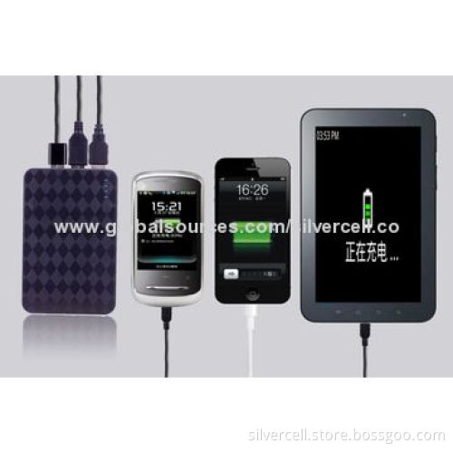 Power Banks with 11,200mAh Capacity, 5V DC/1A, 5V DC/2A, 5V DC/3A Output